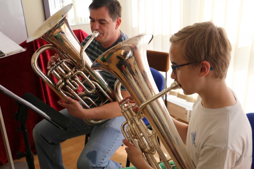 Instrumentalunterricht an der Orchesterschule KLANGwelt