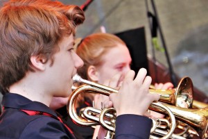 David Schmidt von der Jugend Brass Band BlechKLANG