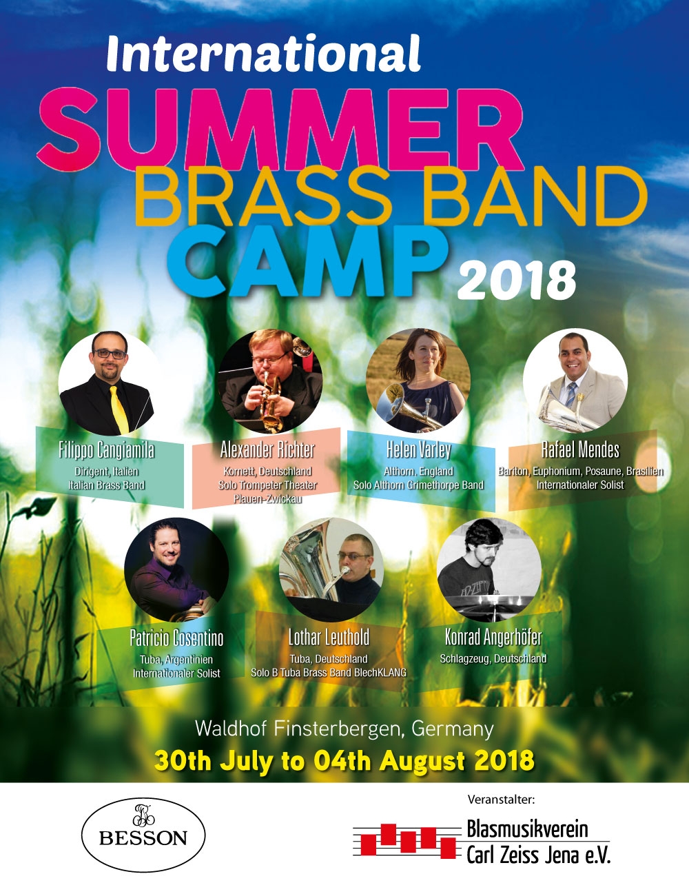 International Summer Brass Band Camp 2018