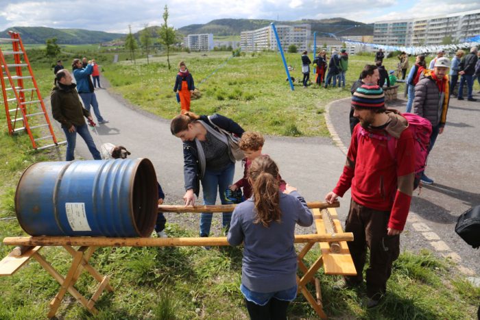 72 Hour Urban Action Lobeda mit KLANGgarten und Mobiler Musikwerkstatt Jena (1)