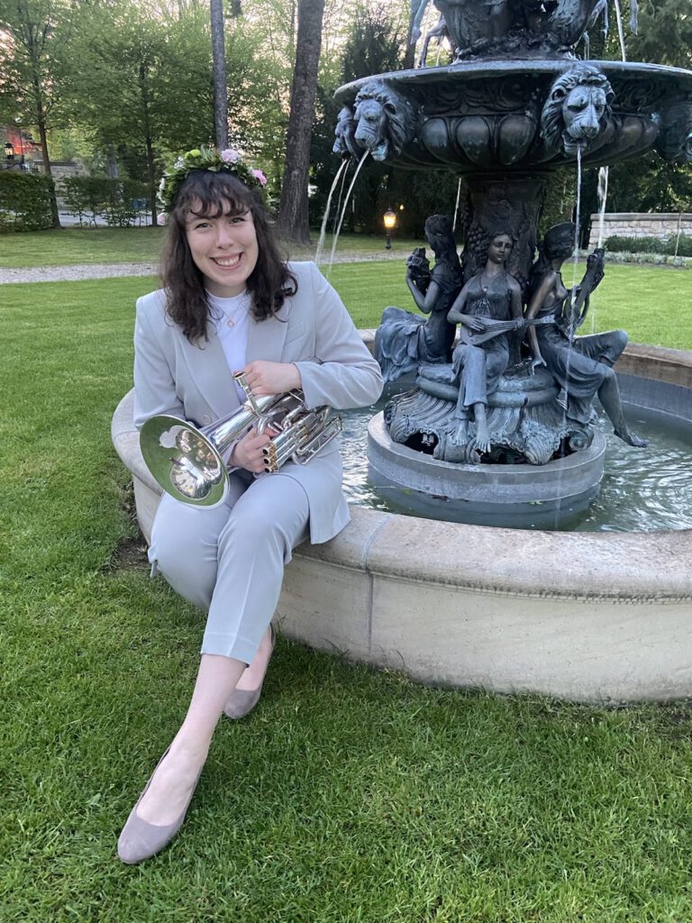 Anabel Voigt nimmt an der World Youth Brass Band teil