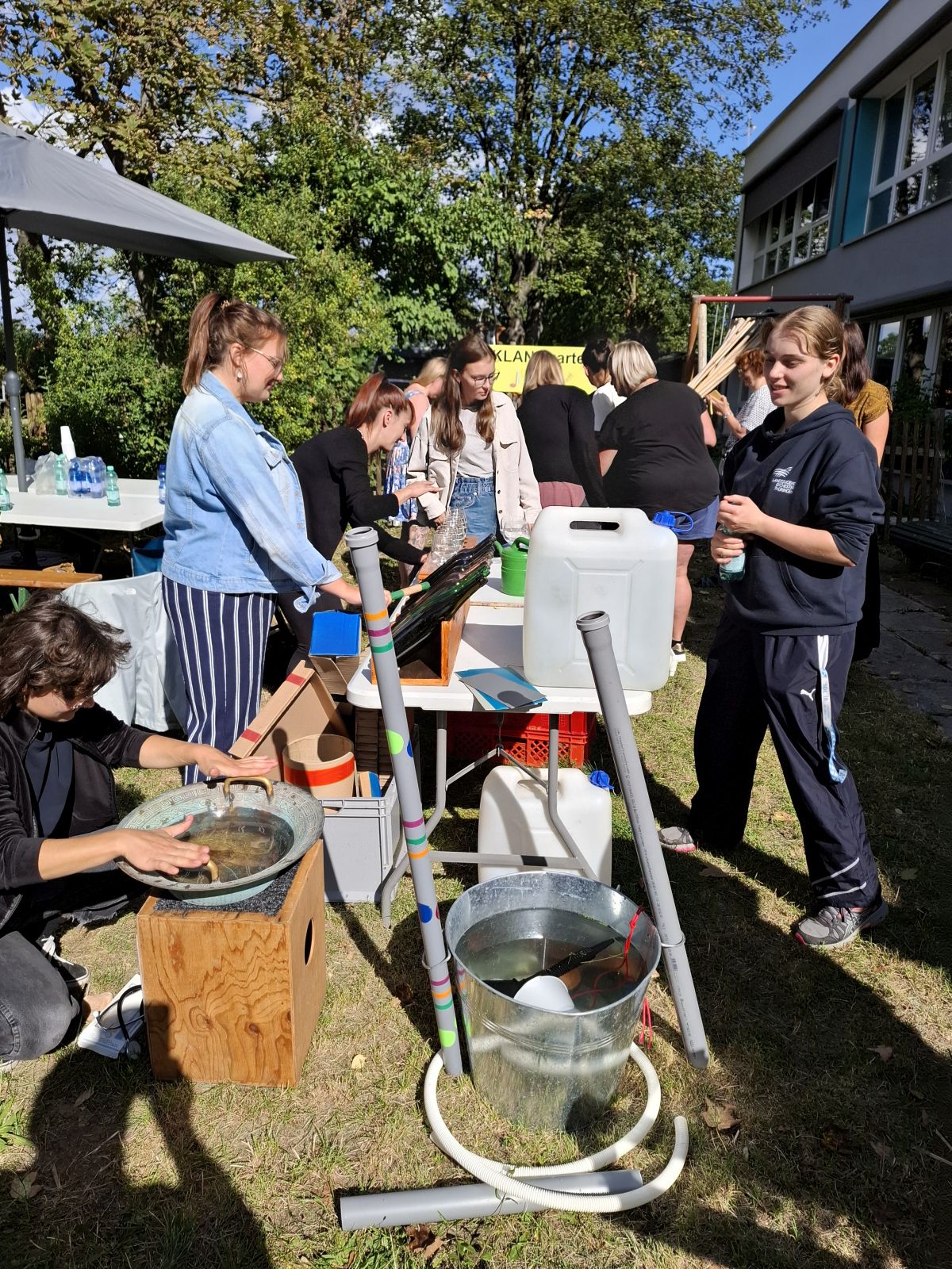 Besuch im KLANGgarten von Sprachkitas