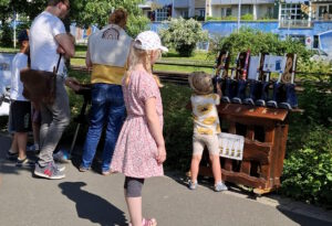 Mobile Musikwerkstatt bei der Spielstraße Jena Lobeda 2025