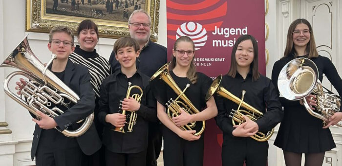 Brass Band-Ensemble mit Andrea Hobson und Alexander Richter